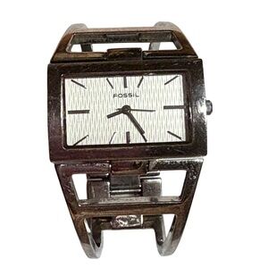Ladies Fossil Watch With Bangle Bracelet ES -131S